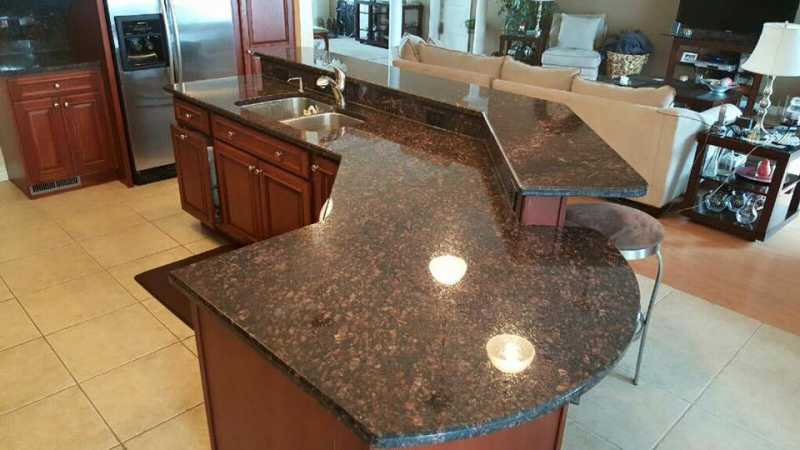 Pantry with Granite Top - See Win Homes